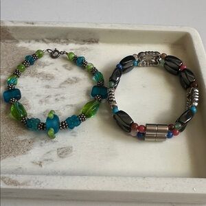 Statement Jewelry Colorful Beaded Bracelet Set